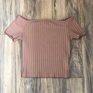 Short sleeve semi cropped shirt